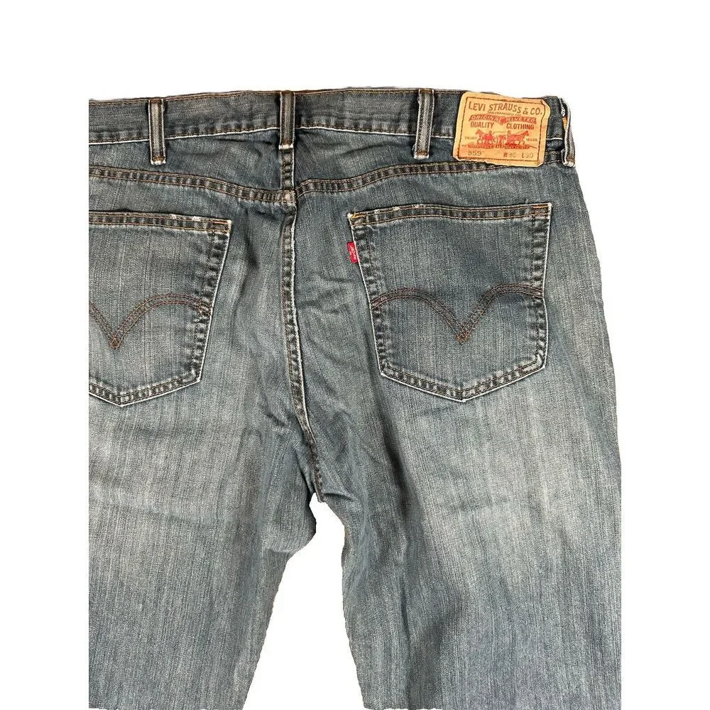 Levi's 559‎ Medium Wash Relaxed Straight Blue Jeans Men's Size 38x30